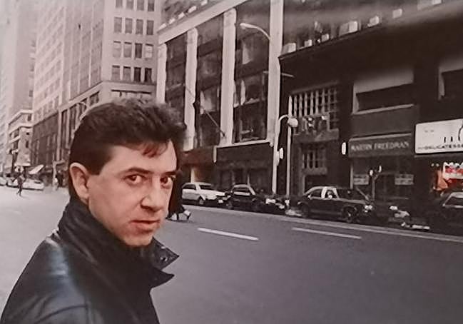 Darío Urzay en Nueva York en 1990.